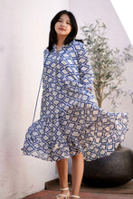 Load image into Gallery viewer, Azima Dress Blue

