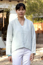 Load image into Gallery viewer, French Knot Linen Top Blush
