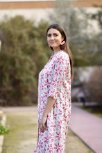 Load image into Gallery viewer, Heather Cotton Dress Blue
