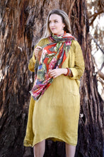 Load image into Gallery viewer, Azusa Embroidered Scarf/Wrap
