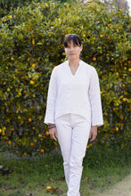 Load image into Gallery viewer, French Knot Linen Top Blush
